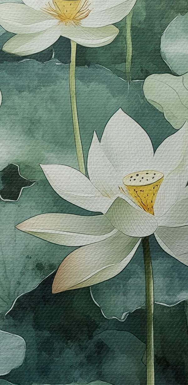 Groep witte bloemen en groene bladeren Groep witte bloemen en groene bladeren
