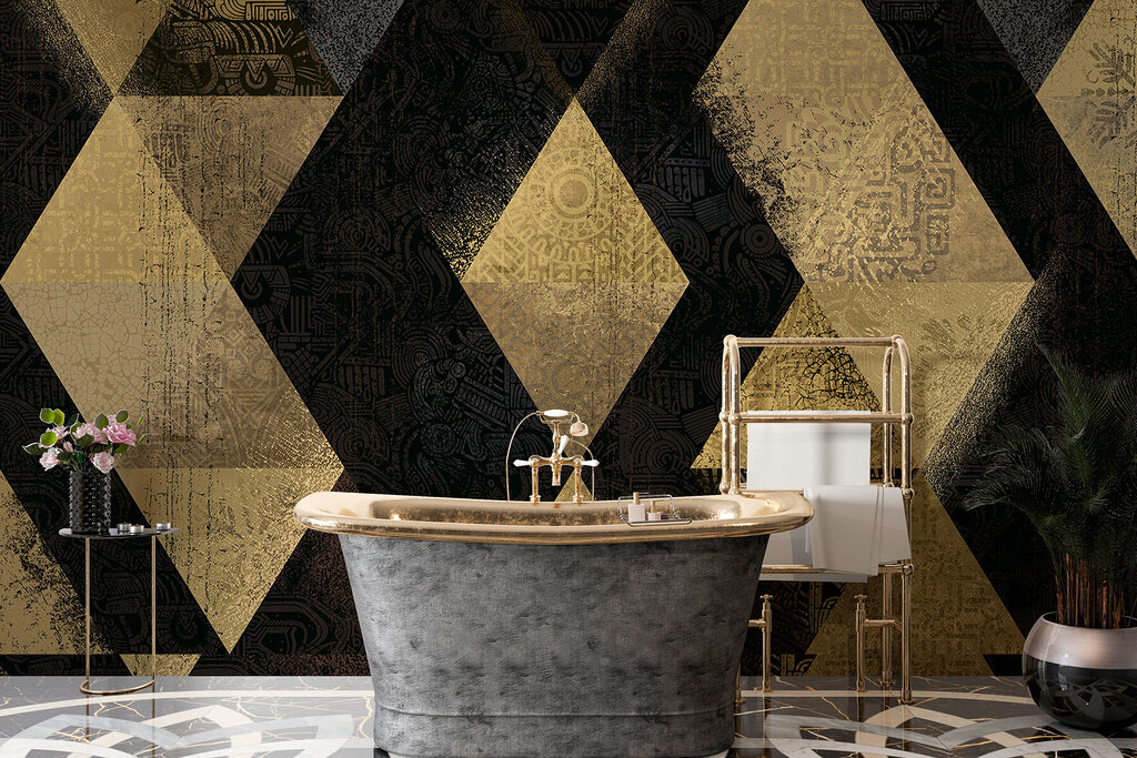 Mosaic of Luminous Triangular Patterns Mosaic of Luminous Triangular Patterns