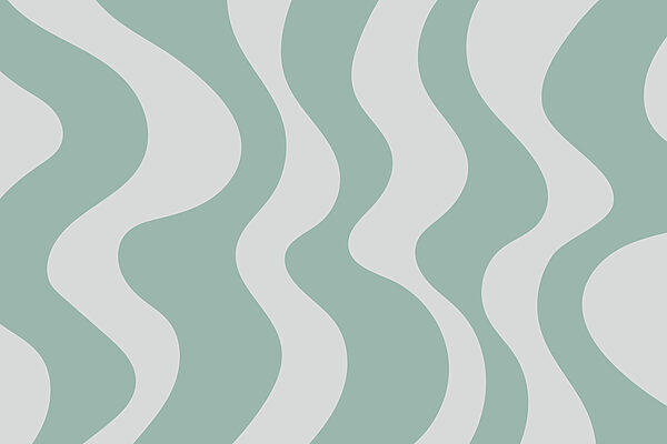 Groene en witte golvende lijnen Groene en witte golvende lijnen