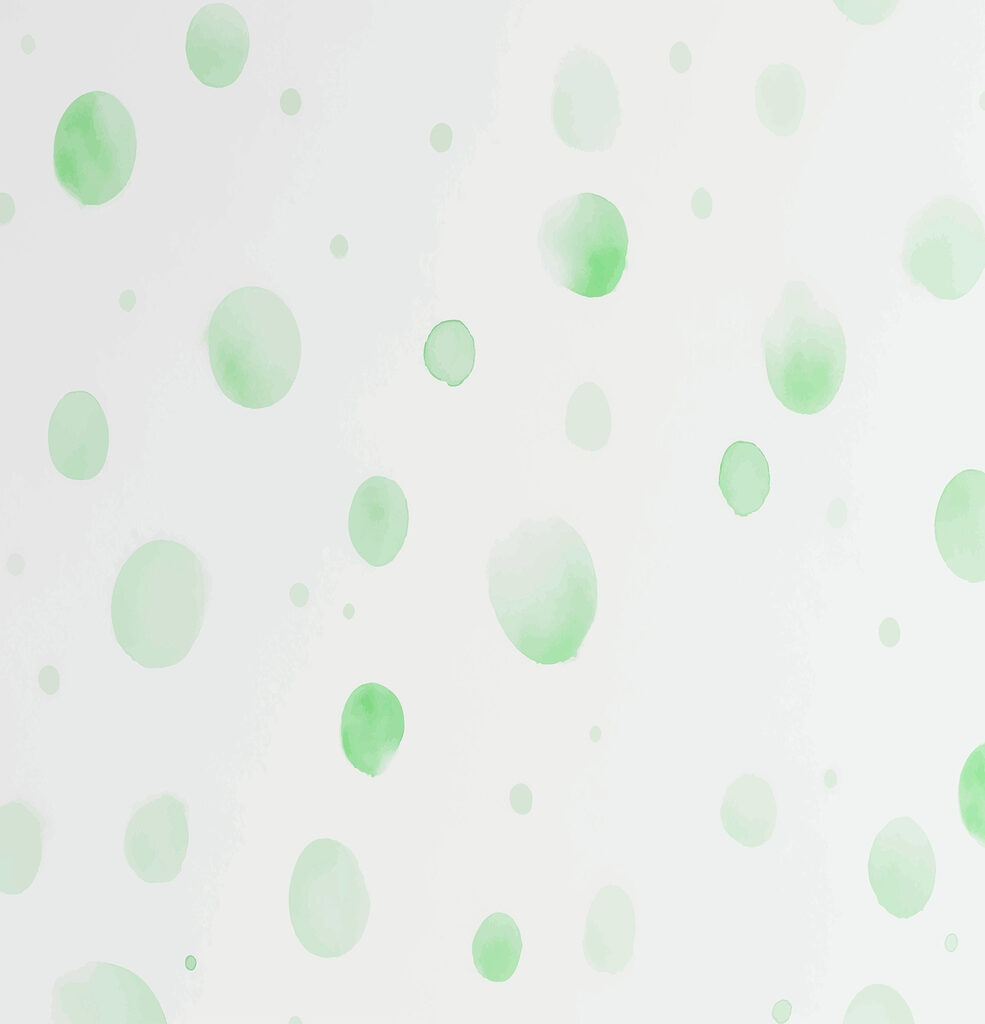 Wit oppervlak met groene stippen Wit oppervlak met groene stippen
