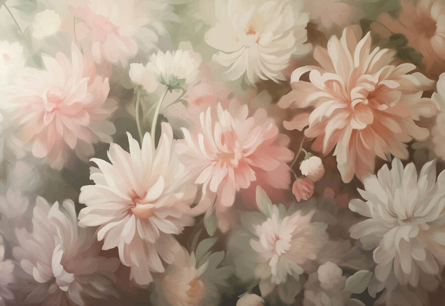 Fotobehang Close-up van bloemen - Afbeelding 4