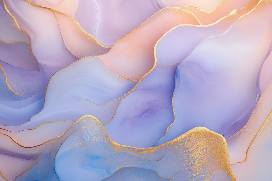 Close-up van een schilderij