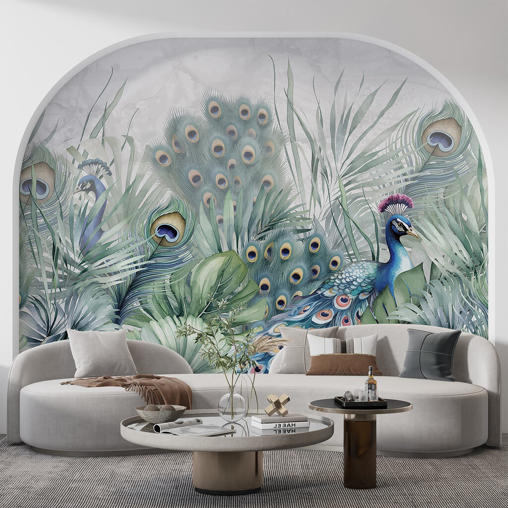 Peacocks and plants Peacocks and plants