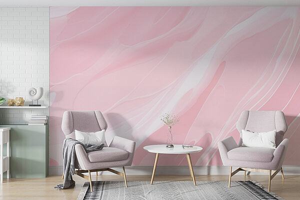 Roze en witte swirls Roze en witte swirls