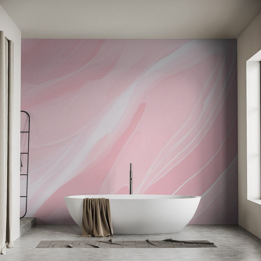 Roze en witte swirls