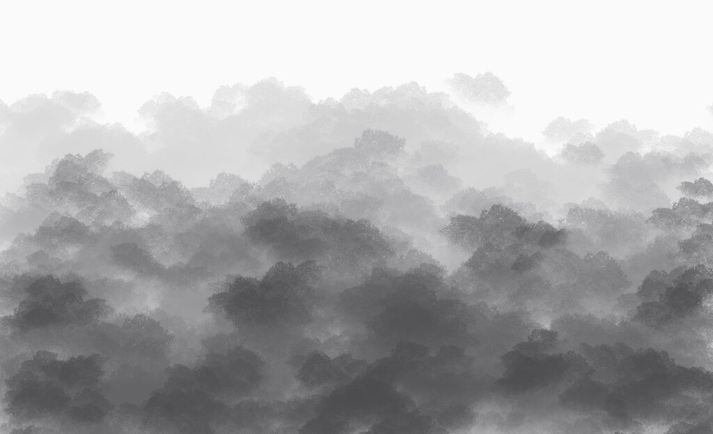 Zwart-wit afbeelding van wolken Zwart-wit afbeelding van wolken