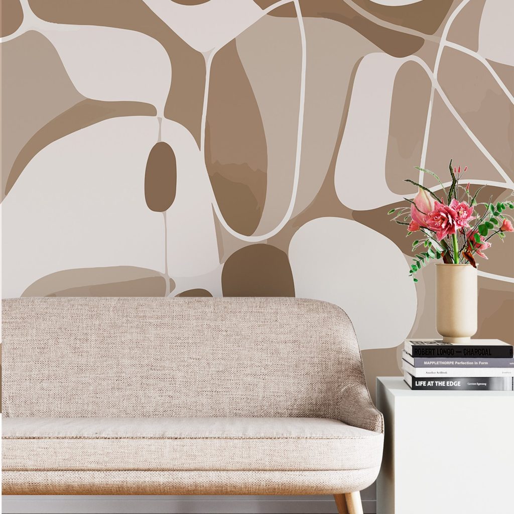 Brown and white pattern Brown and white pattern