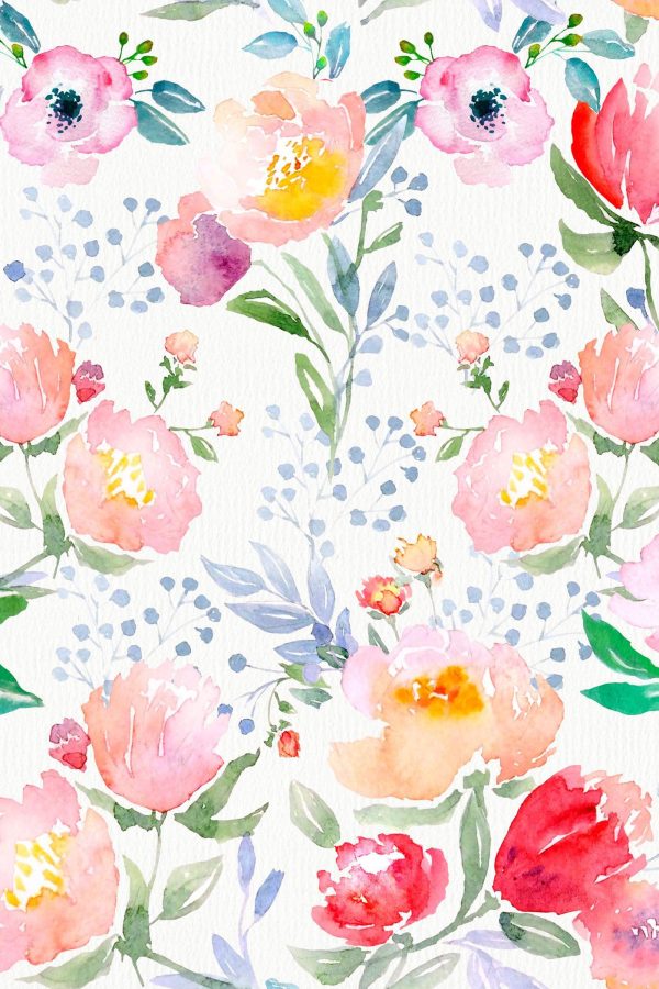 Aquarel van bloemen Aquarel van bloemen