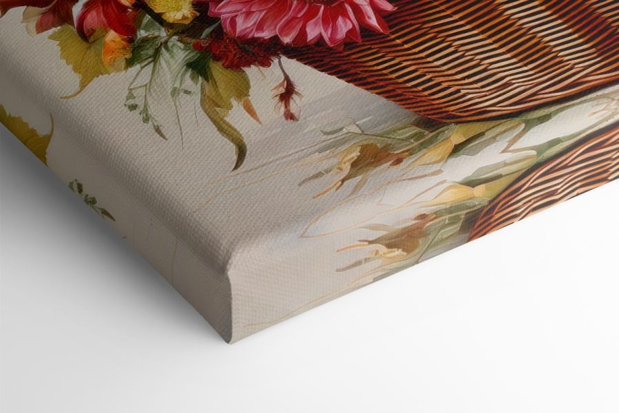 Mand met bloemen