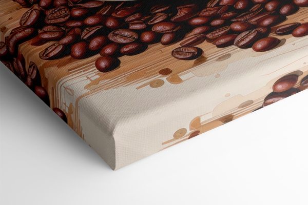Kopje koffie en bloemen Kopje koffie en bloemen