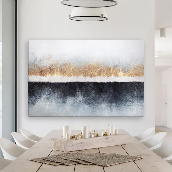 Zwart-wit schilderij Zwart-wit schilderij