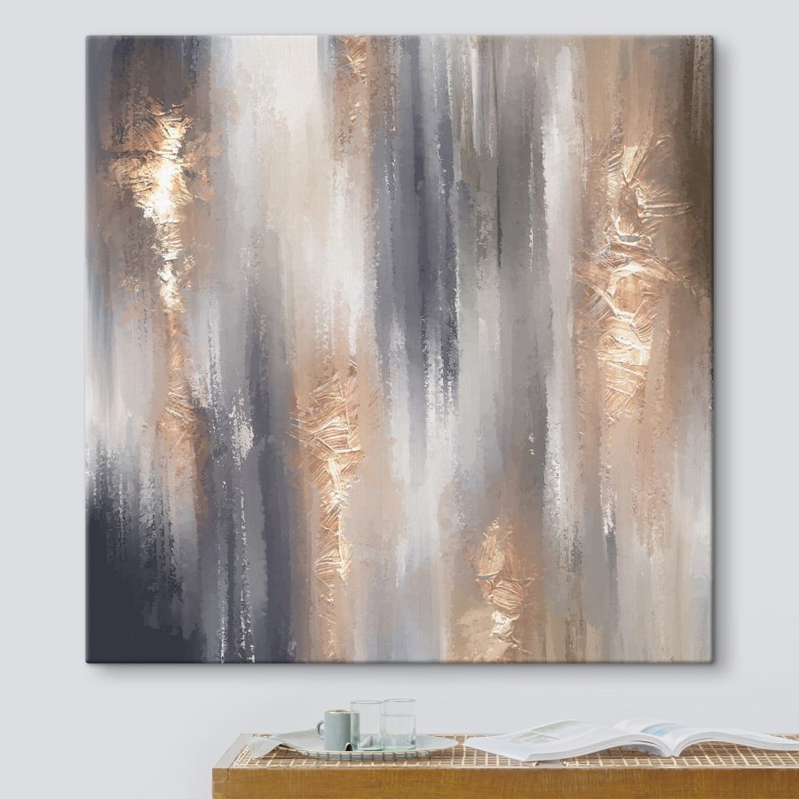 Metallic streken ontmoeten gedempte tinten Metallic streken ontmoeten gedempte tinten