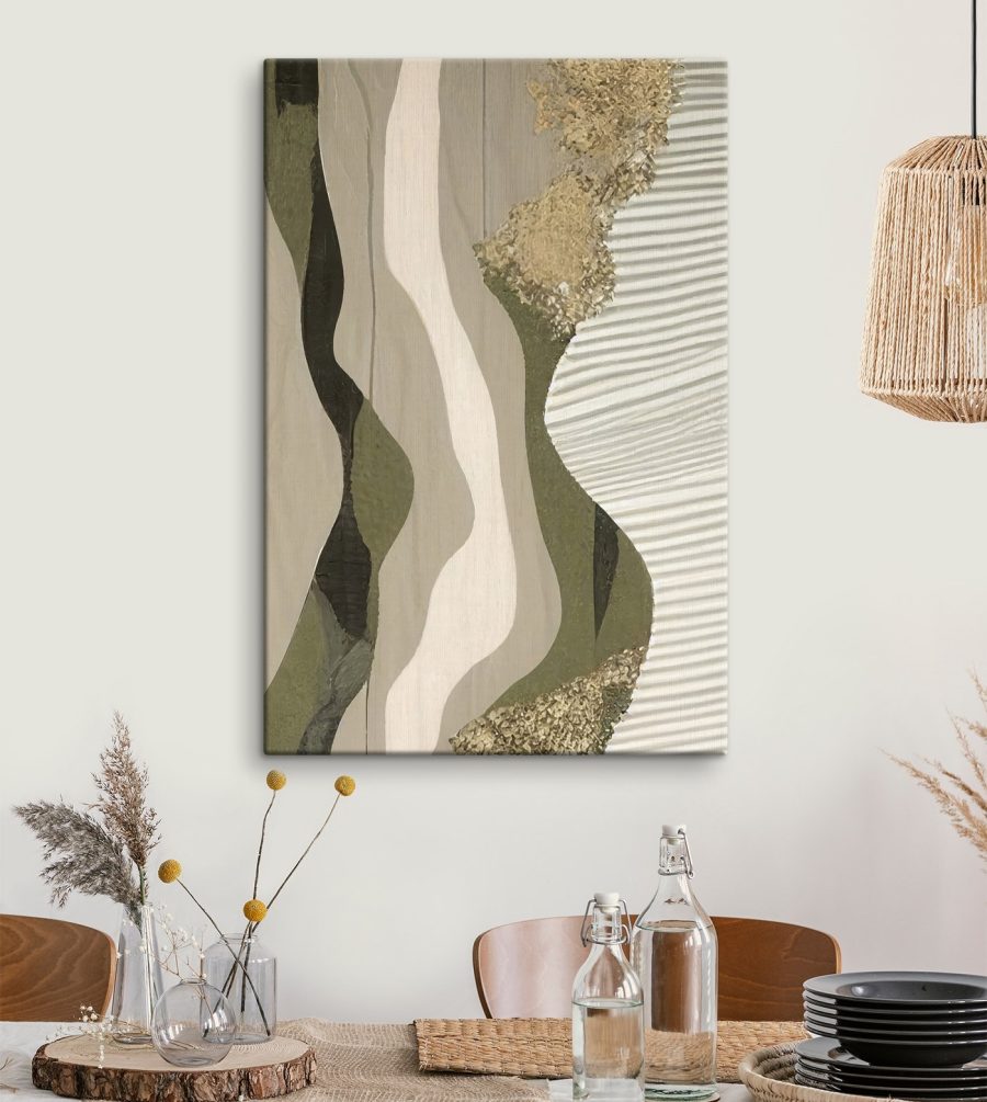 Abstracte texturen: Aardetinten ontmoeten elkaar