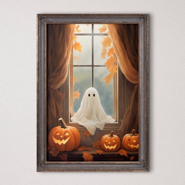 Spook in een raam Spook in een raam
