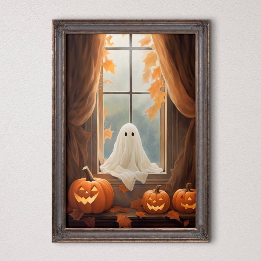 Spook in een raam