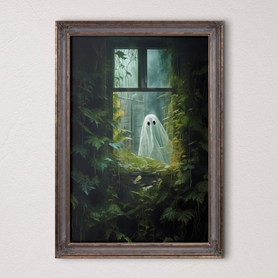 Spook in een raam