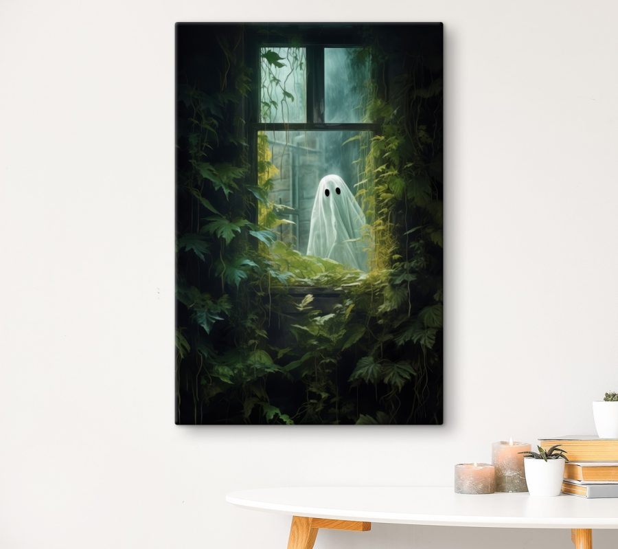 Spook in een raam