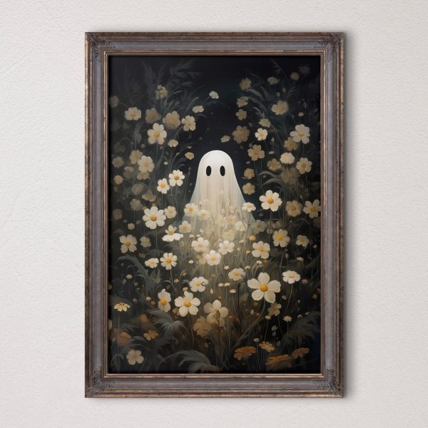 Spook in een bloemenveld Spook in een bloemenveld