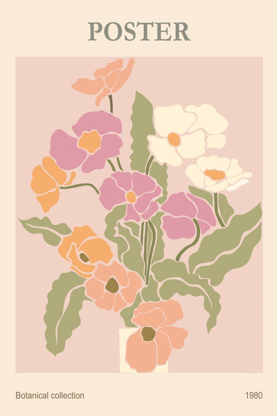 Vintage Bloesems: Pastel Elegantie