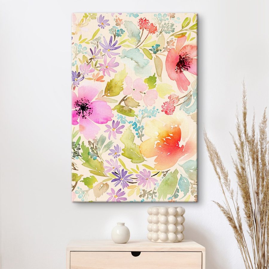 Aquarel van bloemen Aquarel van bloemen