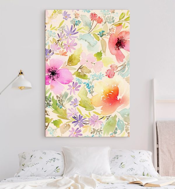 Aquarel van bloemen Aquarel van bloemen