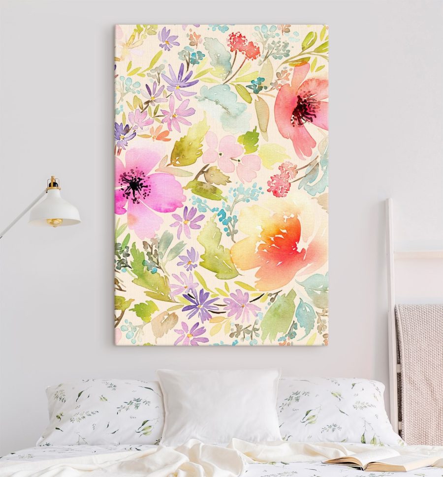 Aquarel van bloemen Aquarel van bloemen