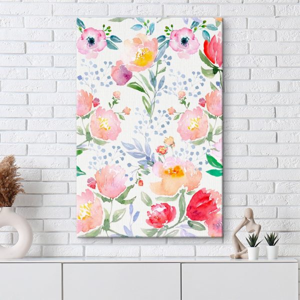 Aquarel van bloemen Aquarel van bloemen