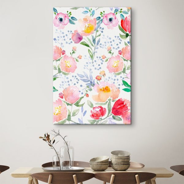 Aquarel van bloemen Aquarel van bloemen