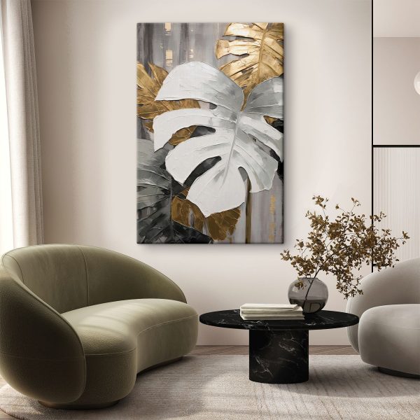 Elegant leaves in muted tones Elegant leaves in muted tones