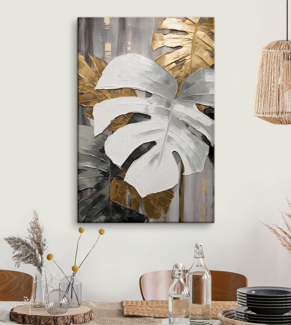 Elegant leaves in muted tones Elegant leaves in muted tones