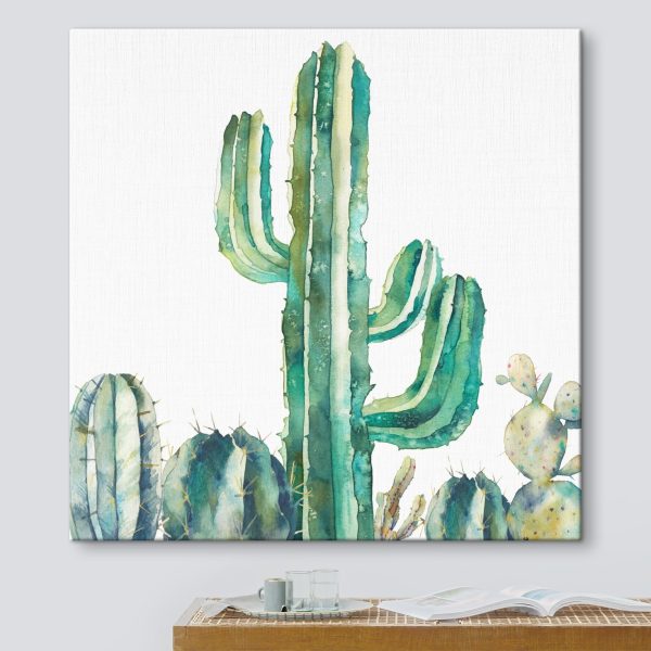 Aquarel van een cactus Aquarel van een cactus