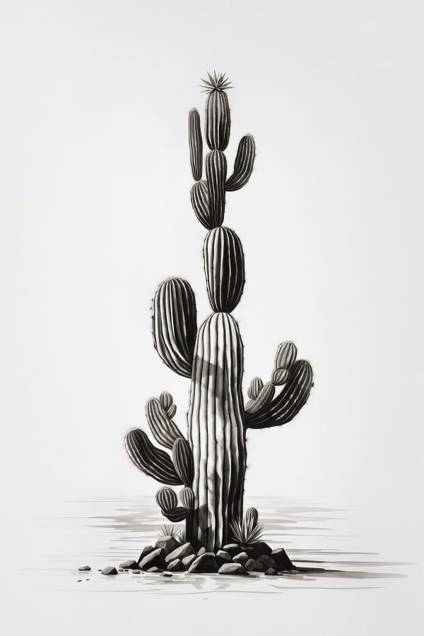 Cactus met een witte achtergrond Cactus met een witte achtergrond