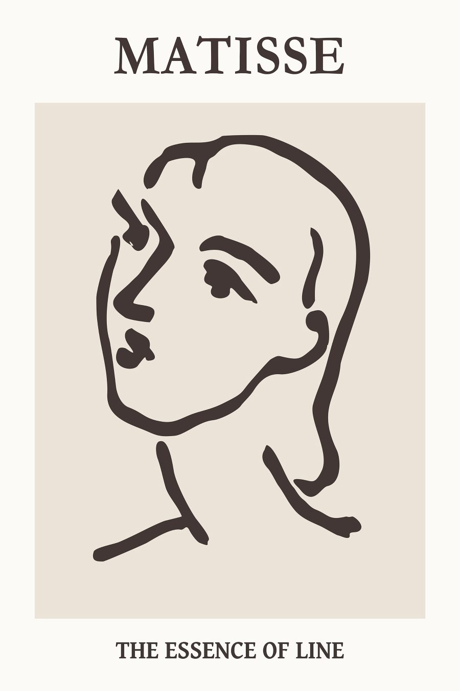 Tekening van een vrouw’s gezicht Tekening van een vrouw’s gezicht