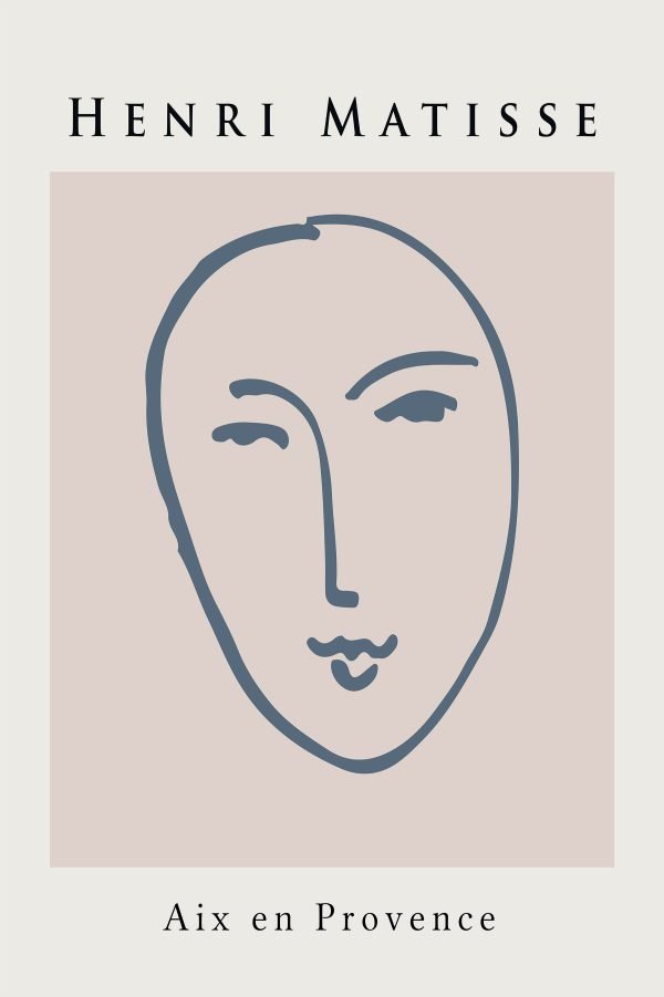 Tekening van een gezicht Tekening van een gezicht