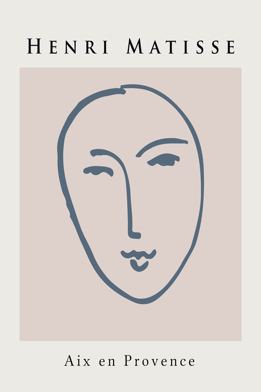 Tekening van een gezicht