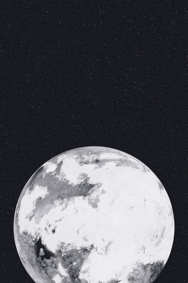 Planeet in de ruimte met sterren Planeet in de ruimte met sterren