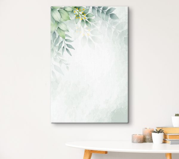 Witte achtergrond met groene bladeren Witte achtergrond met groene bladeren