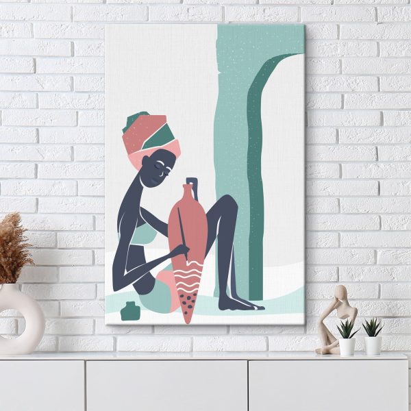Vrouw zittend op een stoel Vrouw zittend op een stoel