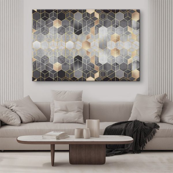 Geometrische patronen in neutrale tinten Geometrische patronen in neutrale tinten