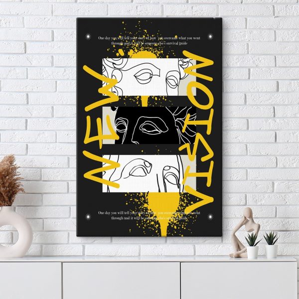 Grafisch ontwerp van een gezicht Grafisch ontwerp van een gezicht