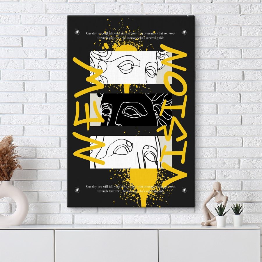 Grafisch ontwerp van een gezicht Grafisch ontwerp van een gezicht
