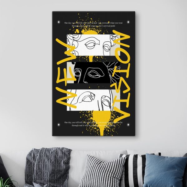 Grafisch ontwerp van een gezicht Grafisch ontwerp van een gezicht