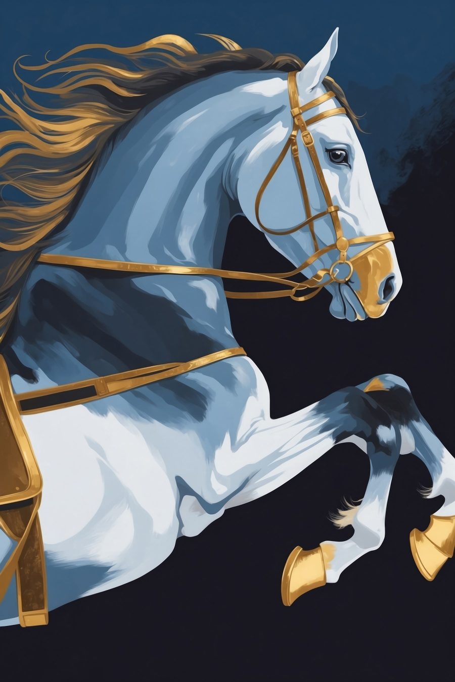 Painting of a horse Painting of a horse