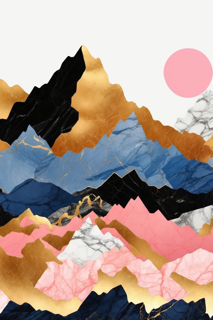 Lagen van kleur, textuur en licht