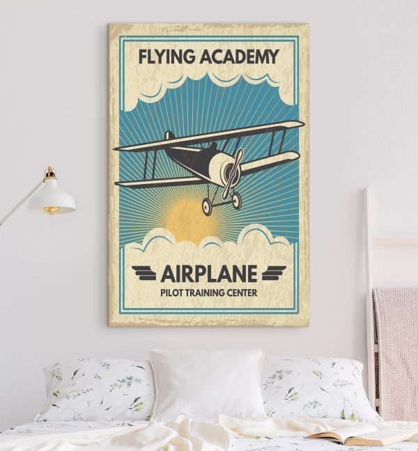 Poster van een vliegtuig Poster van een vliegtuig