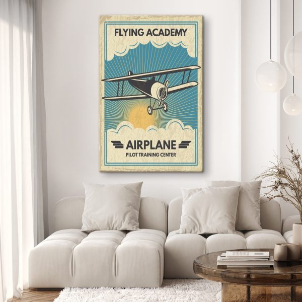 Poster van een vliegtuig Poster van een vliegtuig