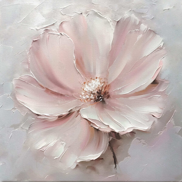 Schilderij van een bloem Schilderij van een bloem