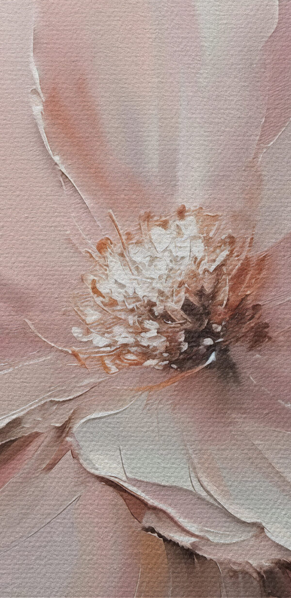 Schilderij van een bloem Schilderij van een bloem
