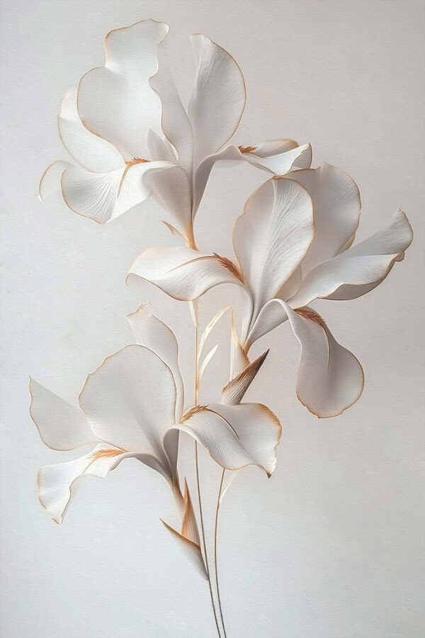 Delicate petals, soft and elegant