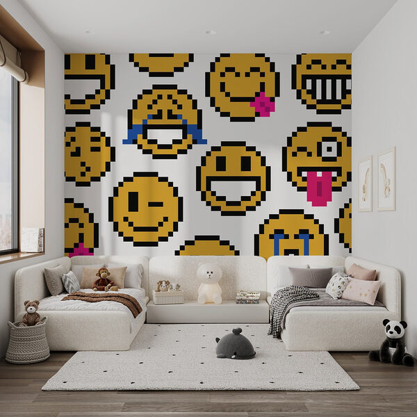 Groep gele smiley's Groep gele smiley's